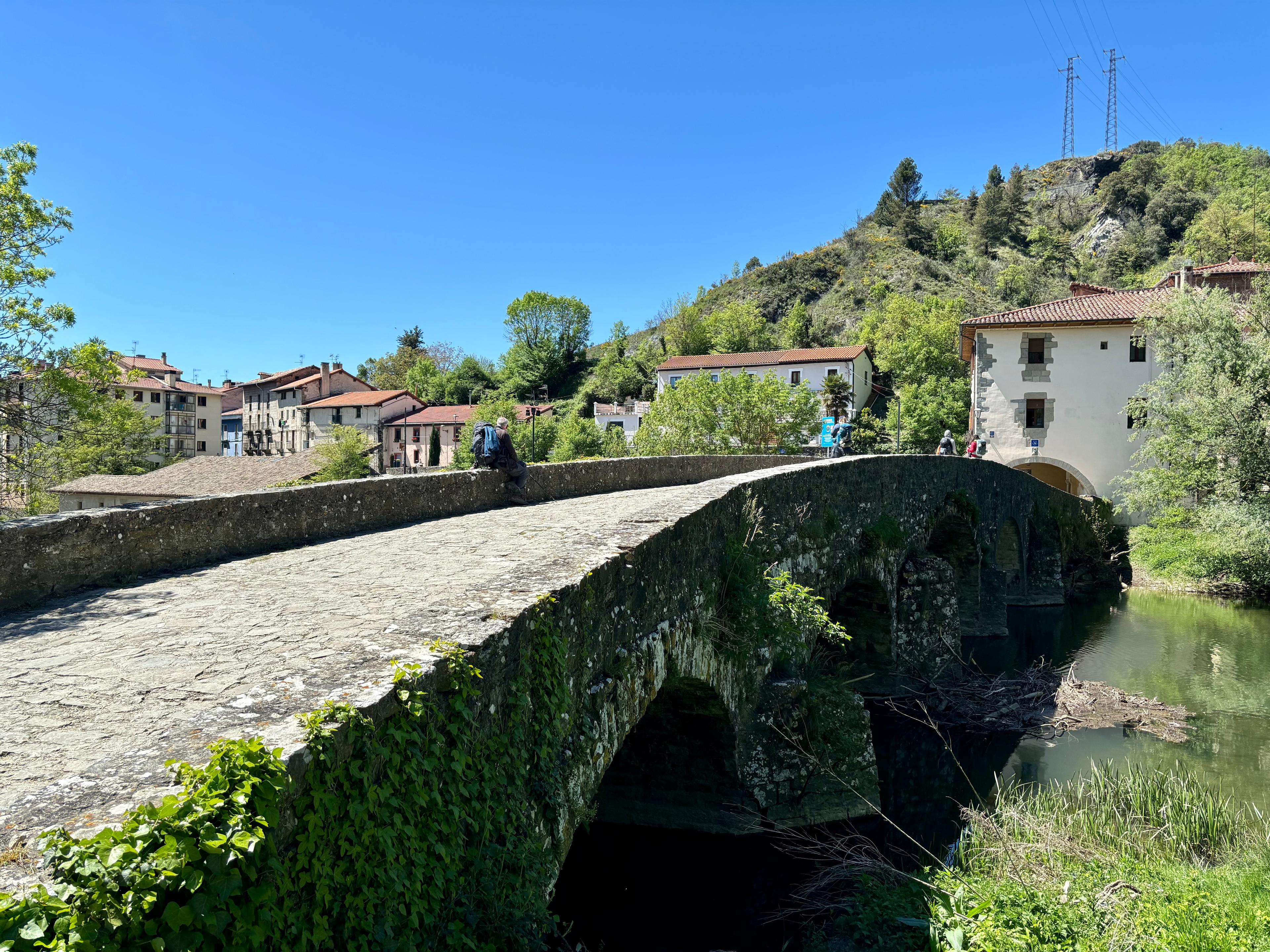 Scenic view of Trinidad de Arre on the Camino Francés