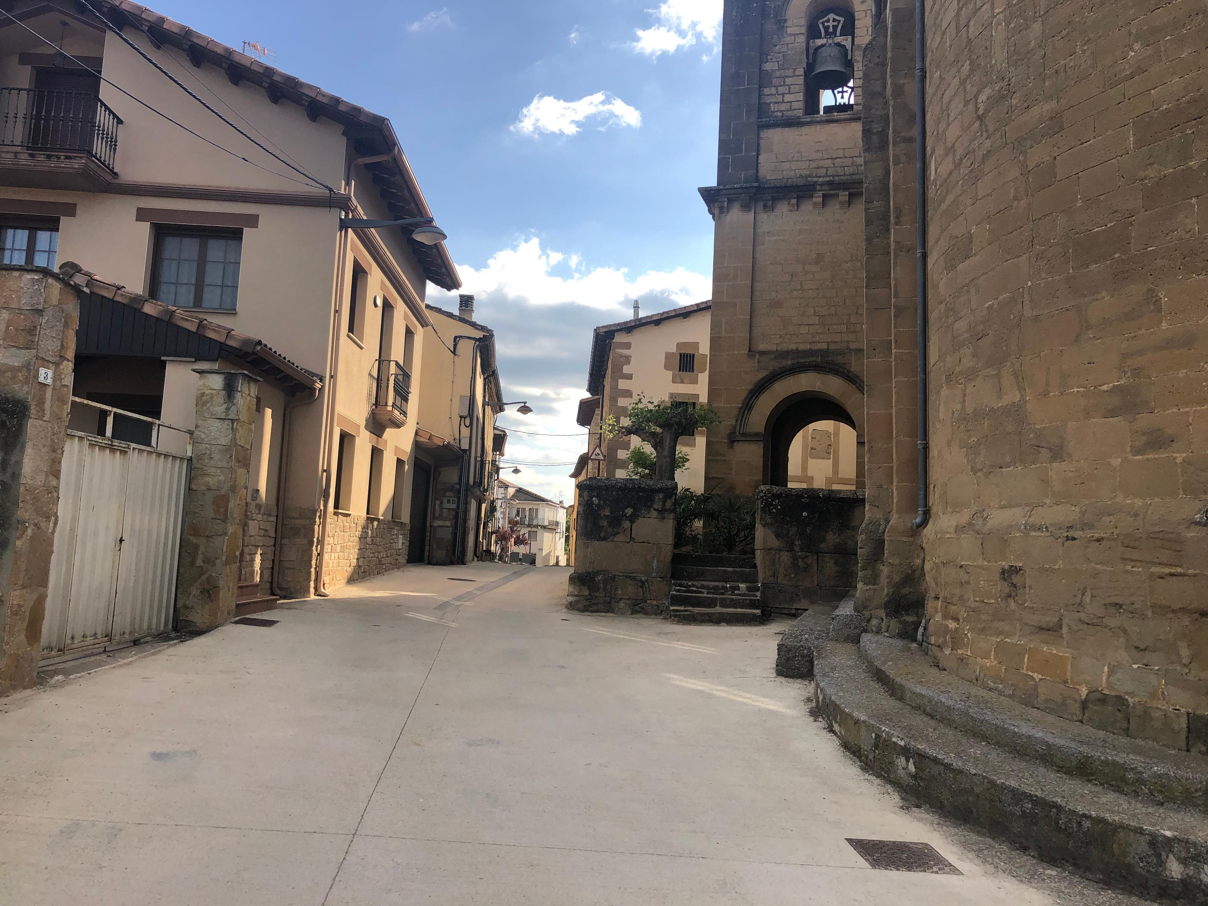 Scenic view of Lorca on the Camino Francés