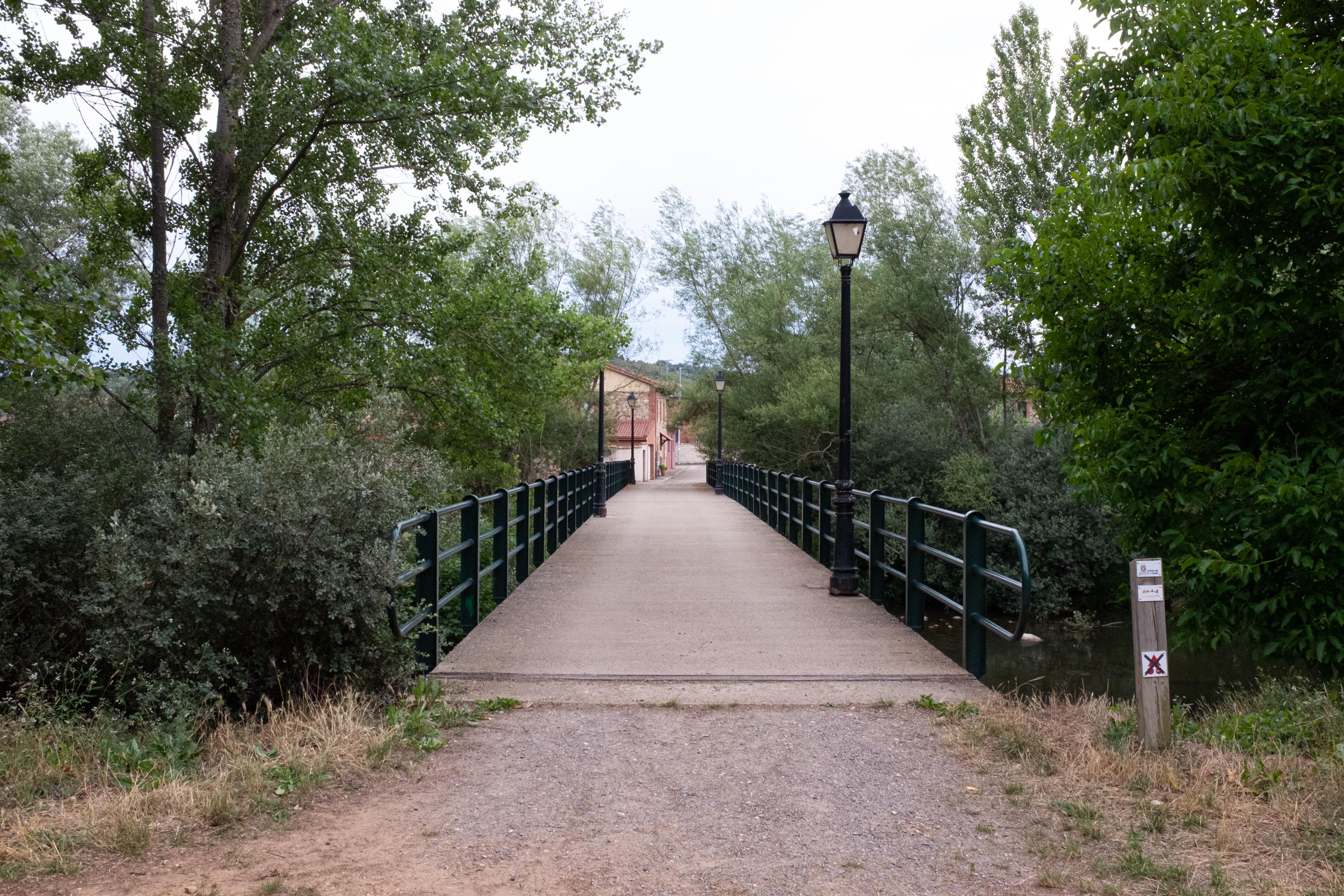 Scenic view of La Seca on the Camino De San Salvador