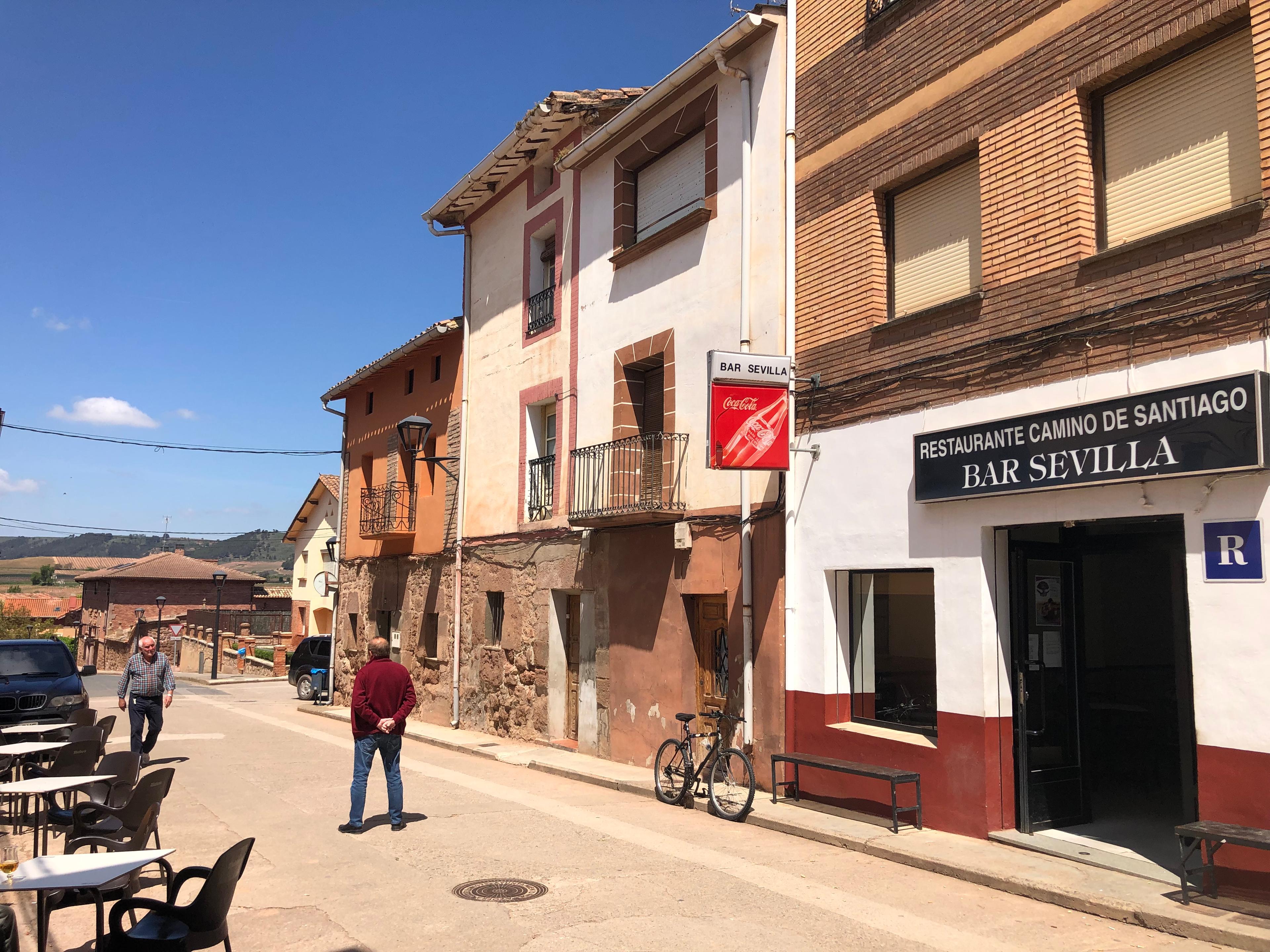 Scenic view of Azofra on the Camino Francés