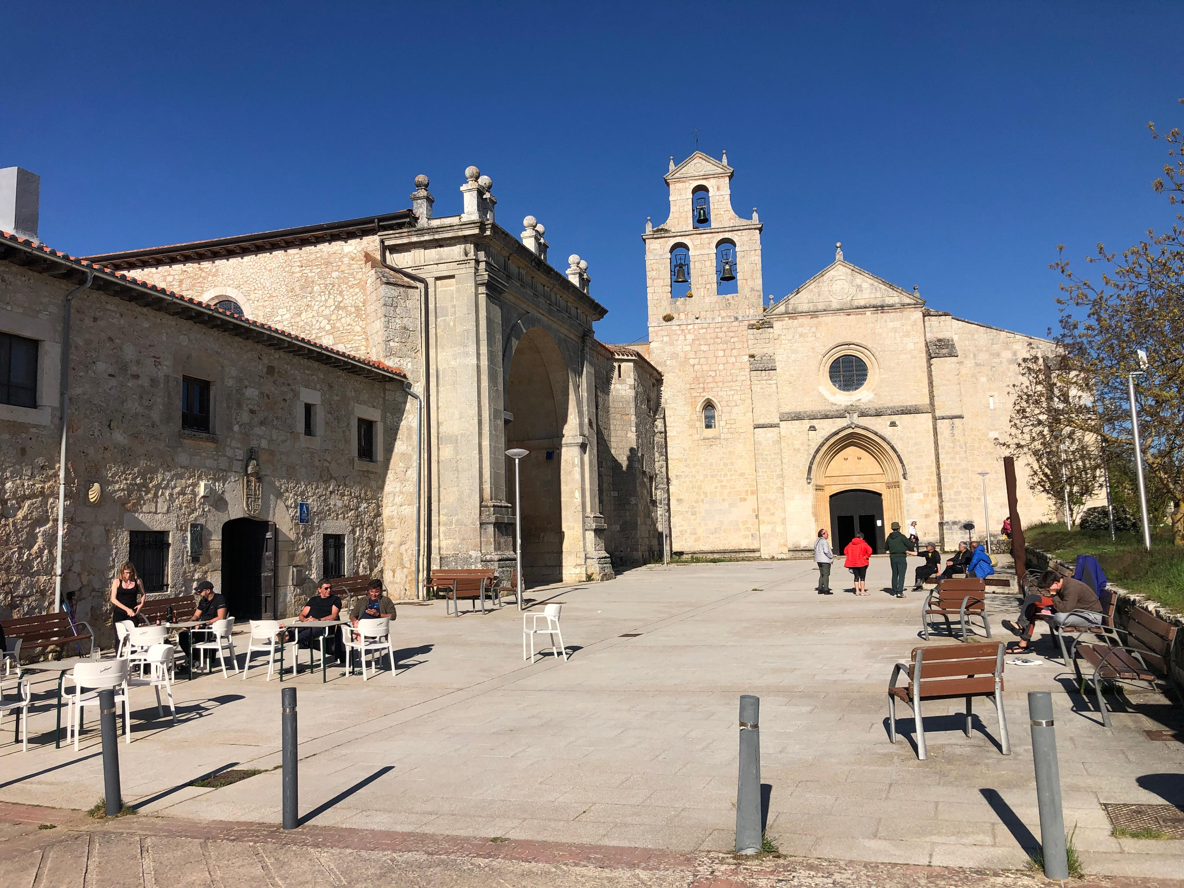 Scenic view of San Juan de Ortega on the Camino Francés