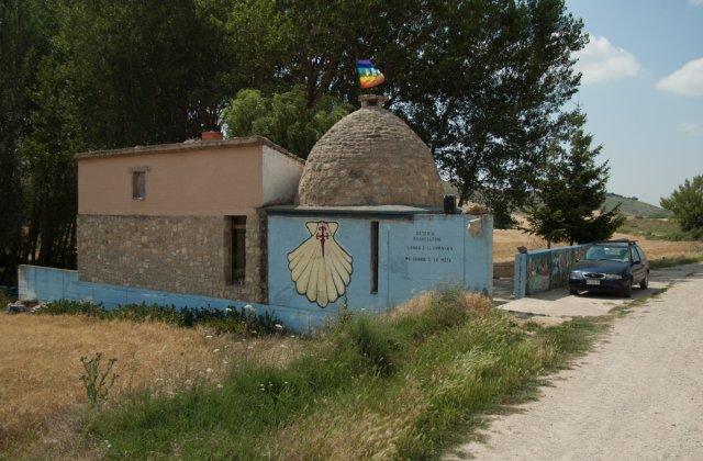 Scenic view of Arroyo San Bol on the Camino Francés