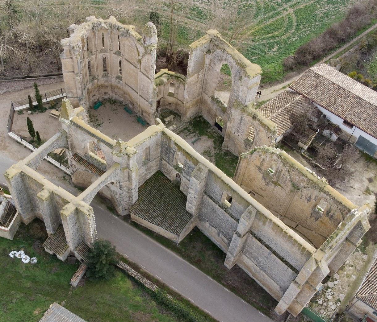 Scenic view of San Antón - The Ruins on the Camino Francés