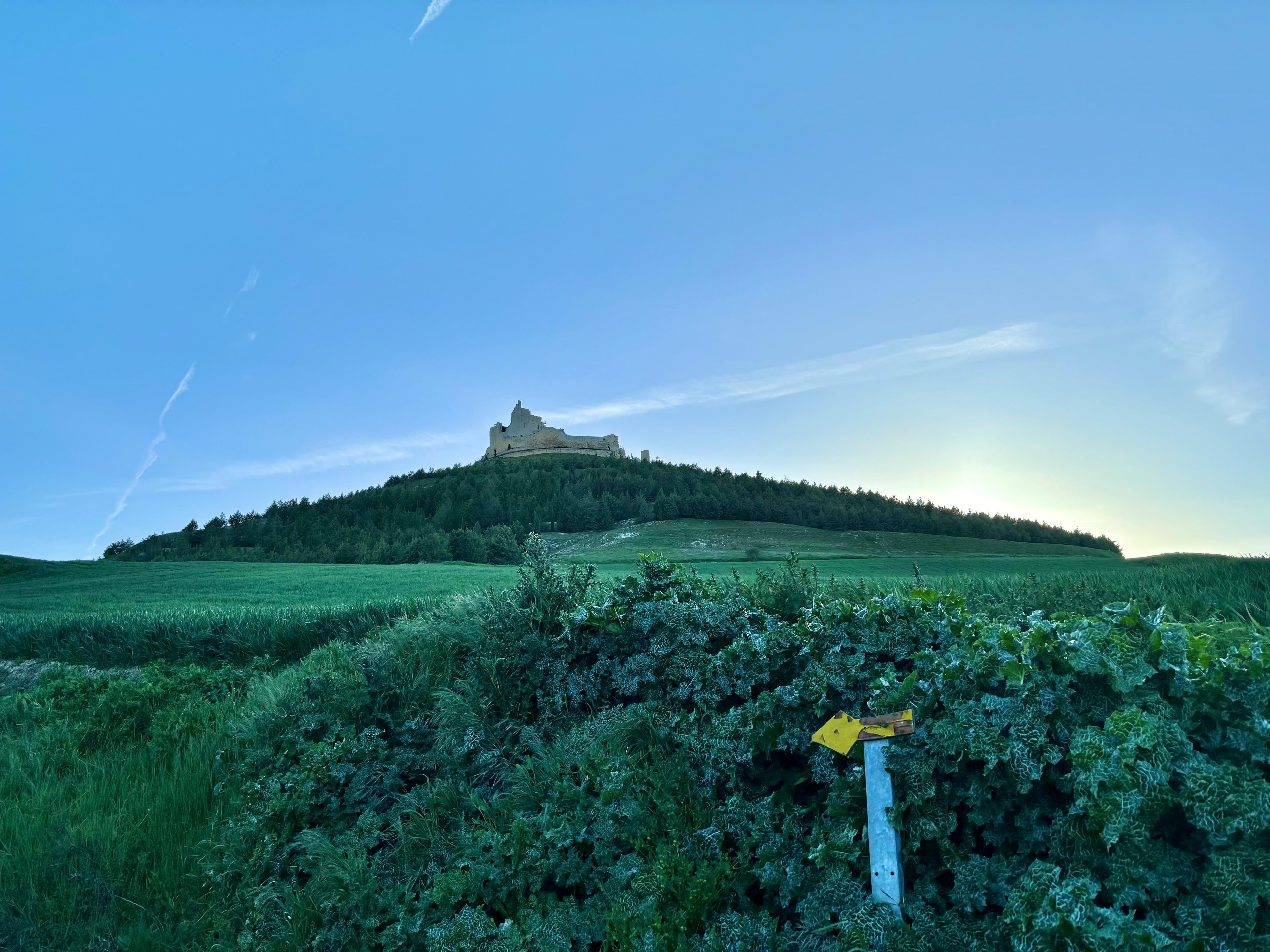 Scenic view of Castrojeriz on the Camino Francés