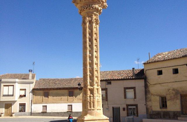 Scenic view of Boadilla del Camino on the Camino Francés