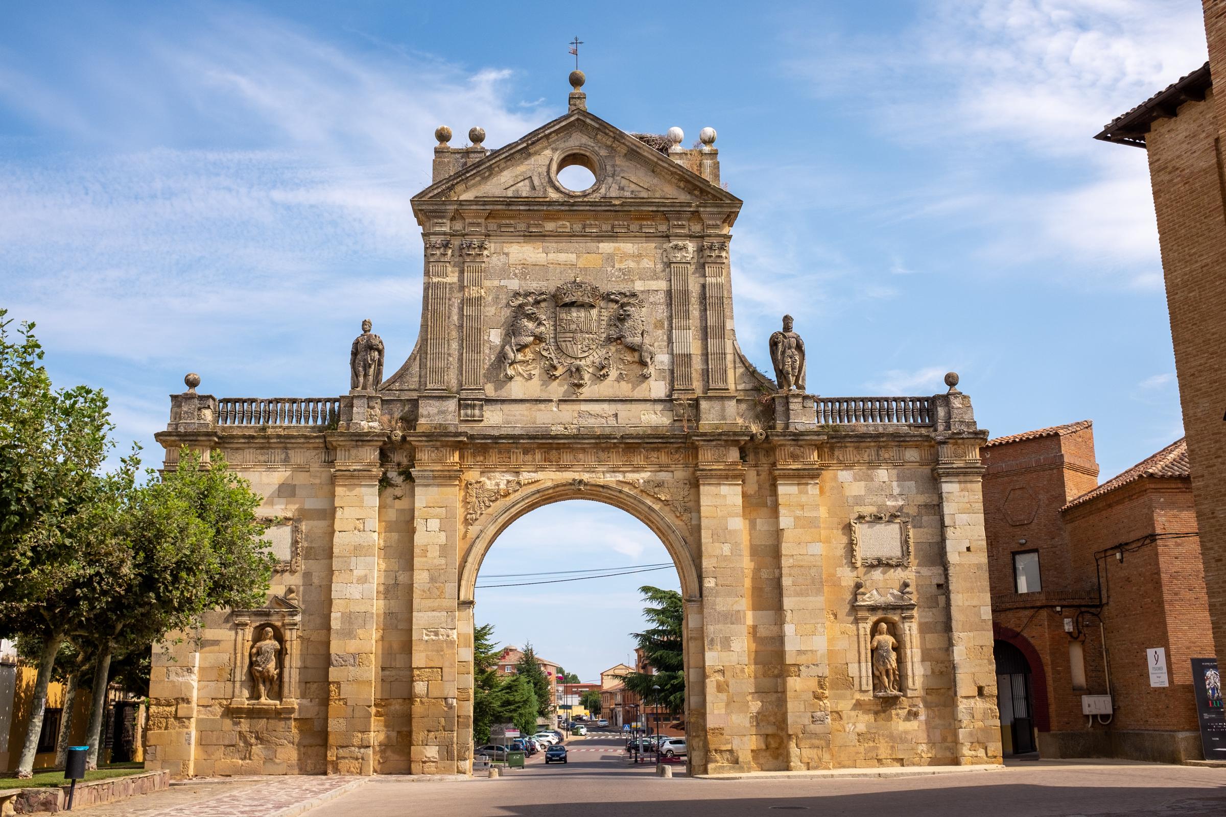 Scenic view of Sahagún on the Camino Francés