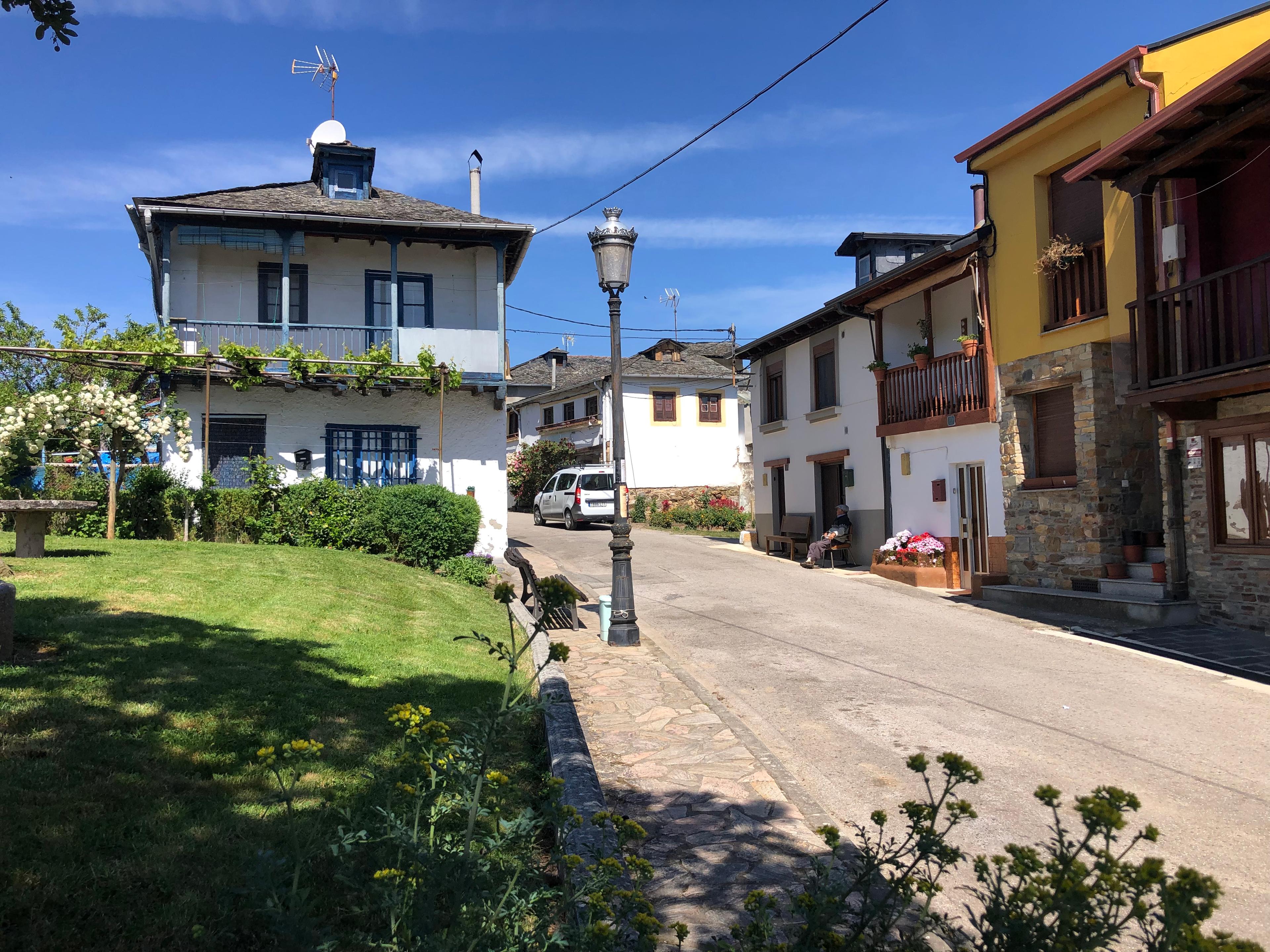 Scenic view of Pieros on the Camino Francés