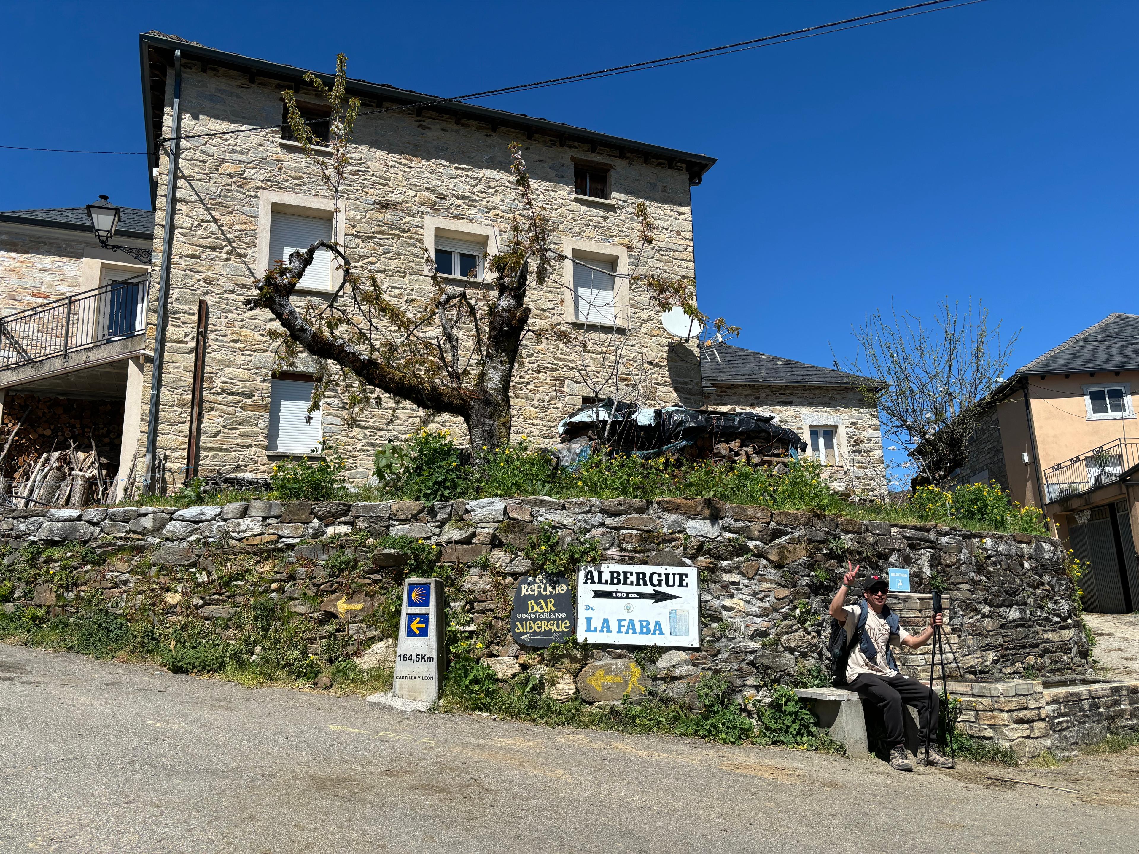 Scenic view of La Faba on the Camino Francés