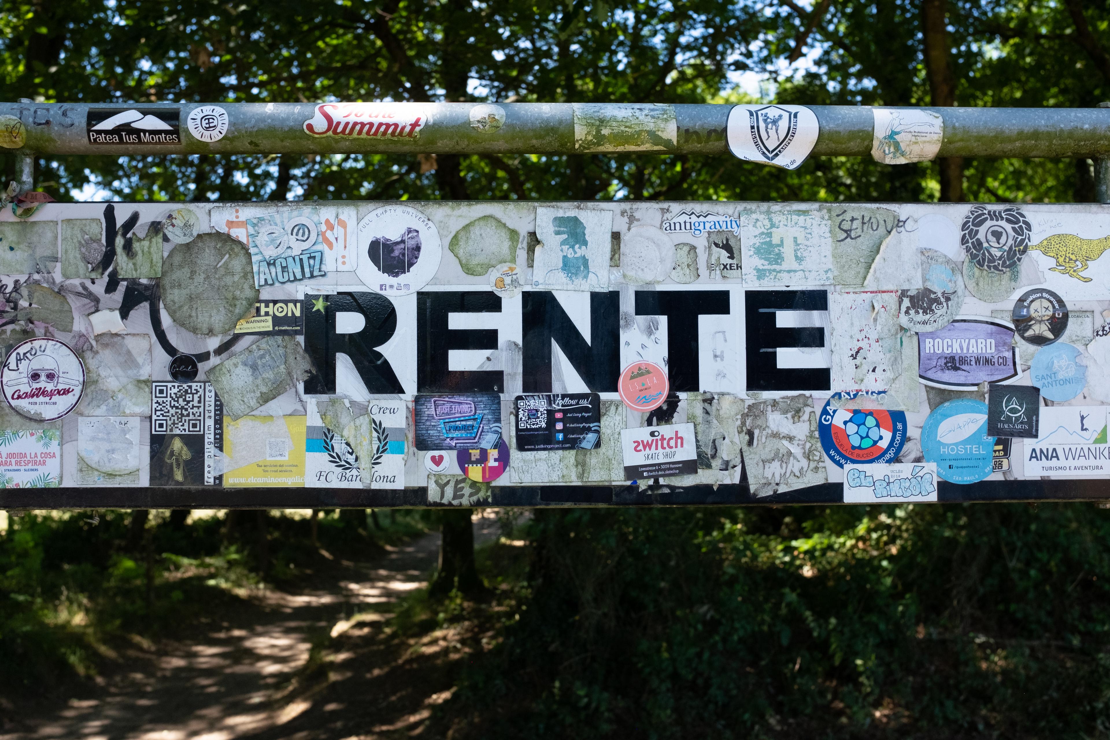 Scenic view of Rente on the Camino Francés