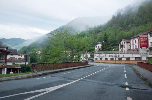 Scenic view of Arnéguy on the Camino Francés