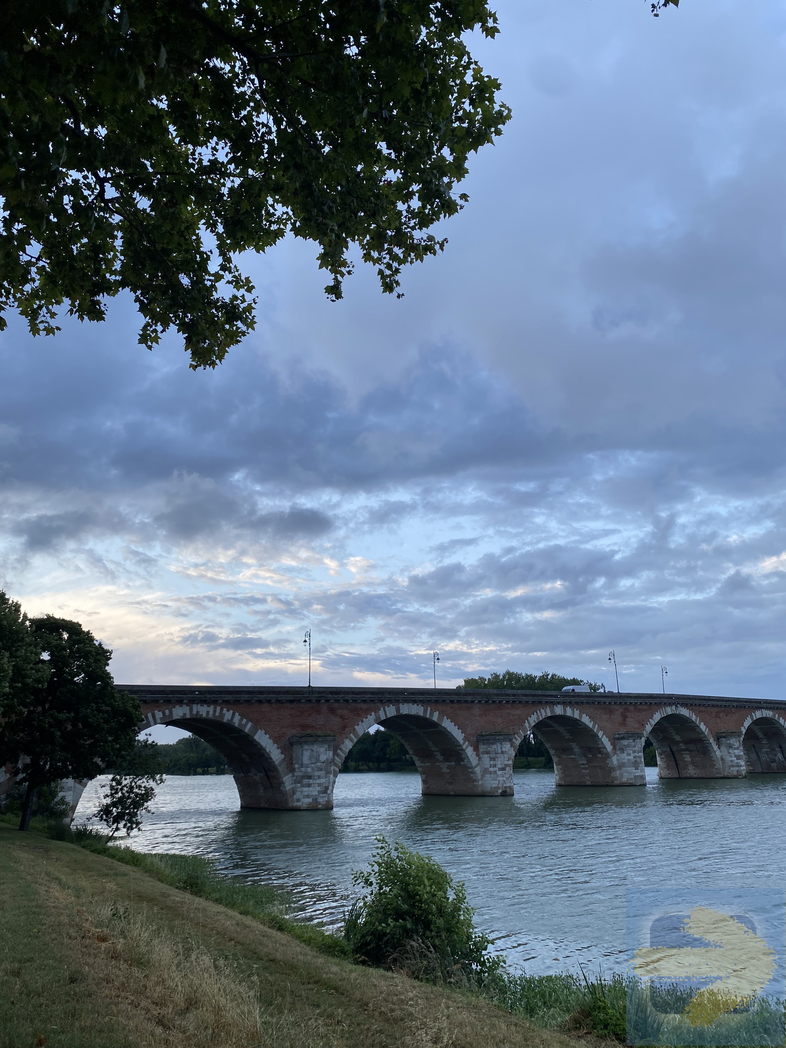 Leaving Moissac