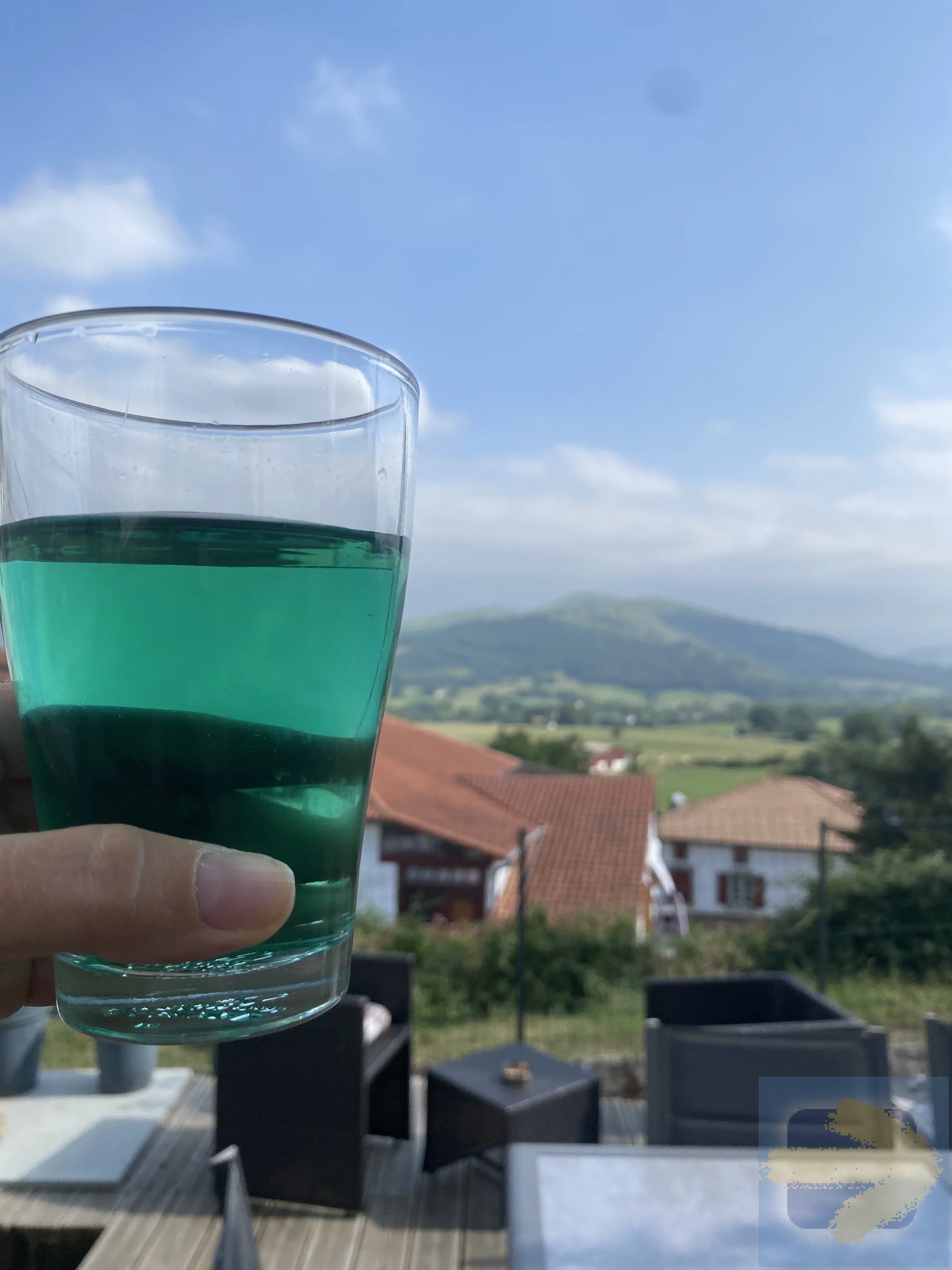 Menthe Sirop in a gîte