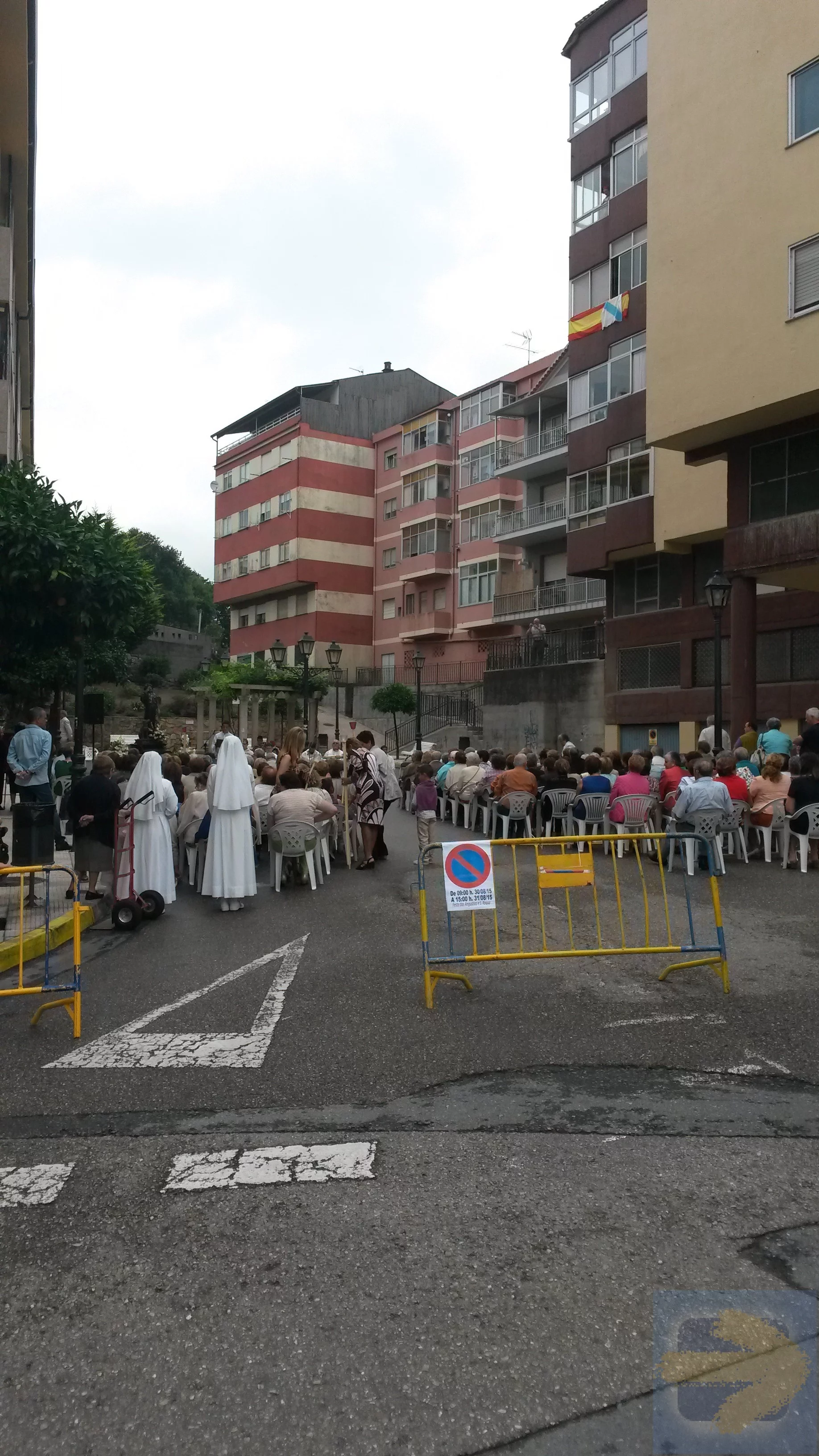 Open air mass at Redondela