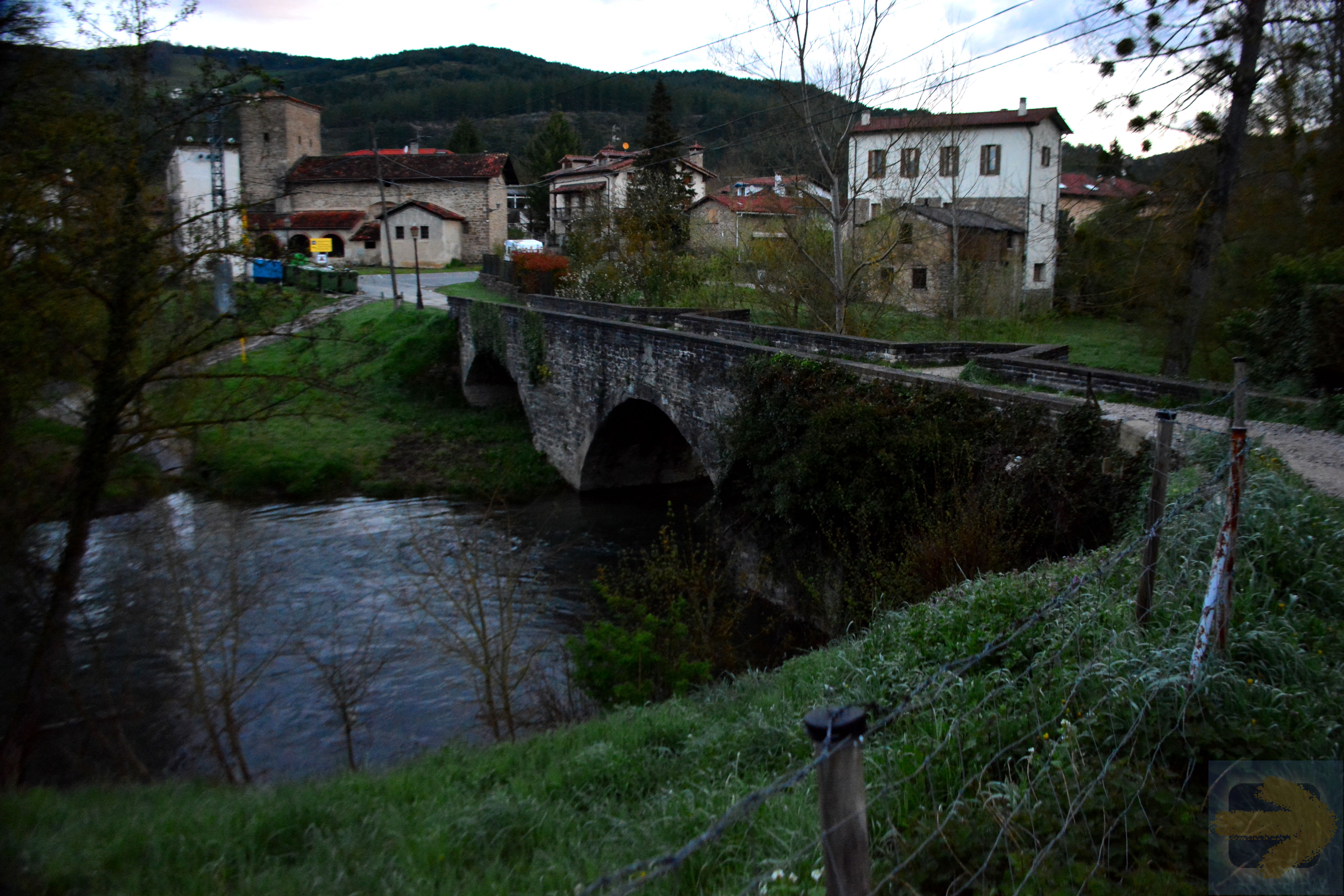 The medieval bridge at Larrasoana -17th April 2016